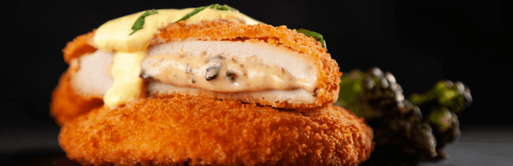 Cordon bleu di melanzane con provolone